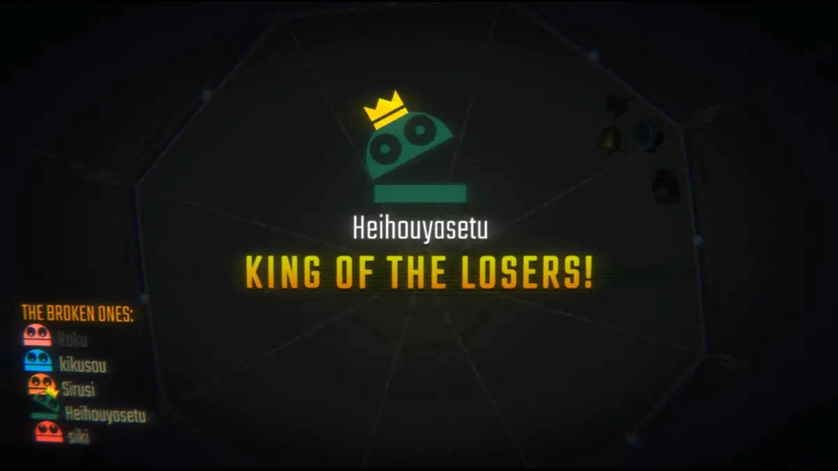 R.E.P.O.で全滅した際のリザルト画面。最後はPvPで決着をつけられる