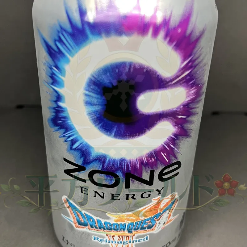 HYPER ZONe ENERGY メタルスライムエナジー側面のZONeロゴデザイン